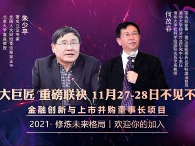 金融创新与上市并购董事长项目图2