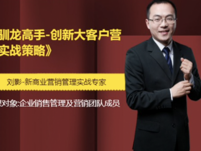 驯龙高手-创新大客户营销实战策略图1